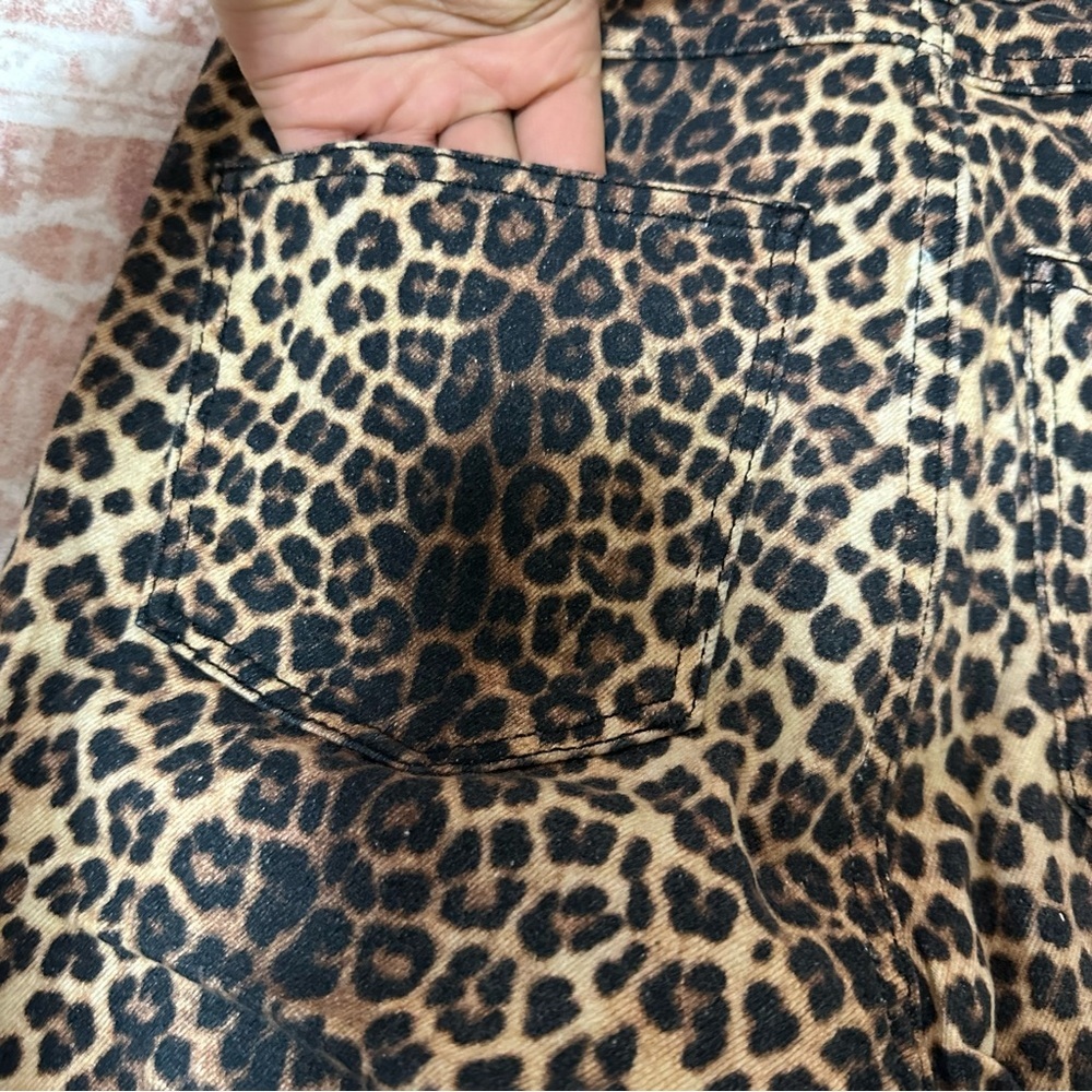 ZARA Leopard Print Skinny Jeans - Picture 9 of 9
